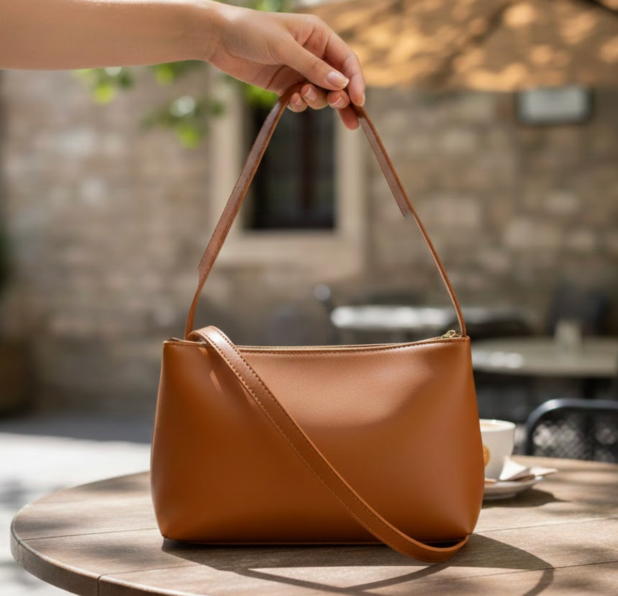 Heritage Mini Hobo in Amber